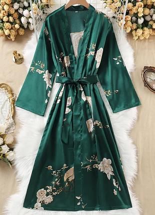 Атласный халат