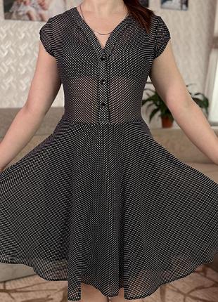 Сукня жіноча легка напів прозора