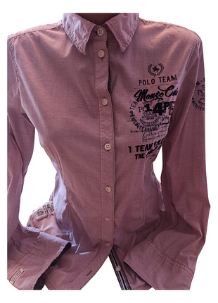 Жіноча стрейчова сорочка, приталена блуза tom tailor #7