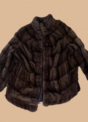 Натуральна норкова шуба