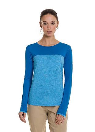 Блакитна спортивна кофта в принт від berghaus  розмір l