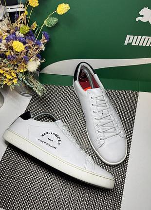 Оригінальні кросівки шкіряні karl lagerfeld