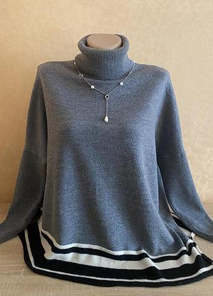 Вовняний светр джемпер водолазка