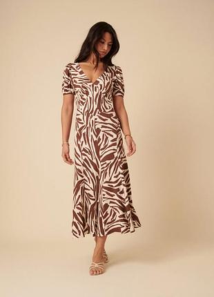 100% лен платье длинное