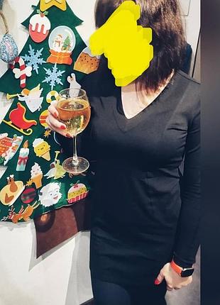 Платье черное по фигуре h&amp;m, размер l
