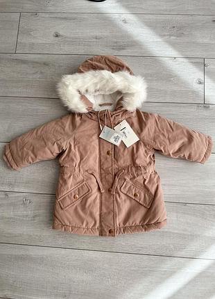 Парка на девочку р.80