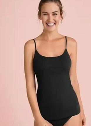 Есмара! жіночі майки в рубчик із мереживом германія, m 40/42= 46/50 наш