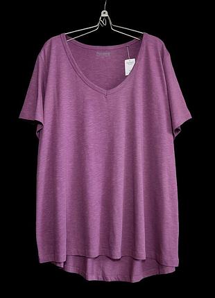 Базовая удлиненная футболка из мягкого трикотажа р.24