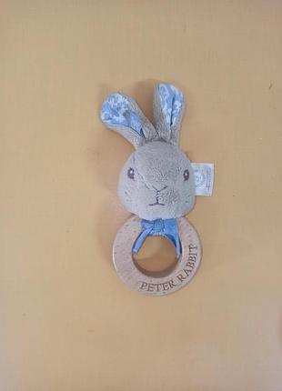 Деревянная погремушка-кольцо rainbow designs "питтер кролик"