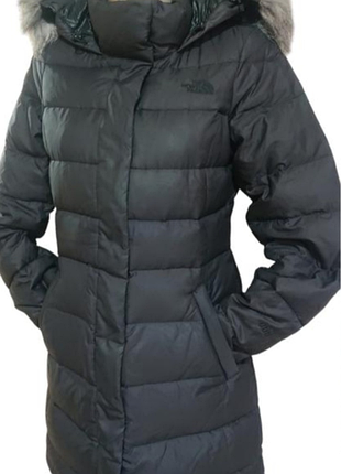 Пуховик парка с капюшоном the north face оригинал гусиный пух