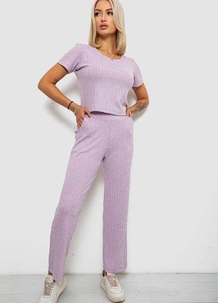 Костюм женский домашний, цвет сиреневый, 257r60