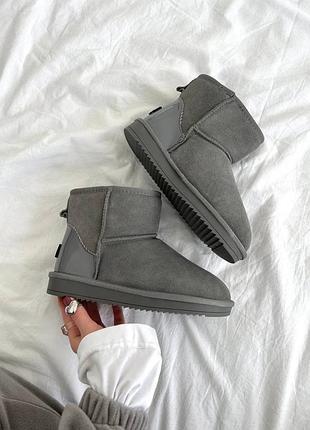 Ugg silver (лакований задник)