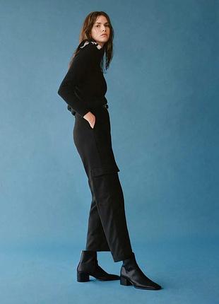 Брюки карго чорного кольору