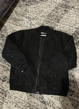 Бомбер джинсовой