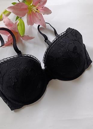 Бюстгальтер ажурный черный бюст кружевной лиф кружевый next 36c 80c 75d