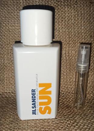Jil sander sun туалетная вода парфюм отливант 5 мл распив