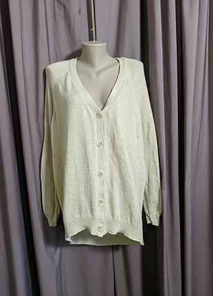 Кардиган с удлиненной спинкой