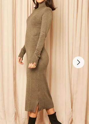 Длинное платье-гольф.