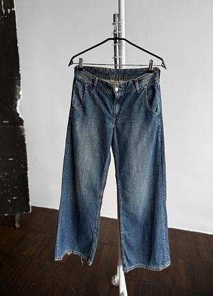 Levis womens vintage y2k blue denim flap pocket jeans жіночі, вінтажні, сині, джинси, левайс