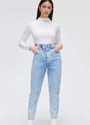 Джинсы з високою посадкой mom