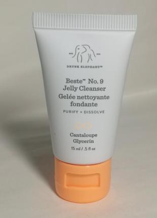 Drunk elephant beste no. 9 jelly cleanser желеобразное очищающее средство, 15 мл
