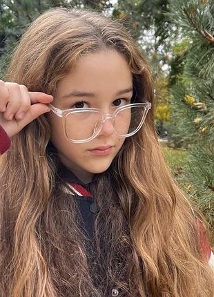 Іміджеві прозорі окуляри 👓❤️‍🔥