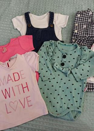 Набор одежды на девочку 9-12 мес