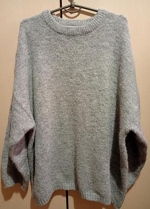 Свитер женский тёплый удлиненный, размер хл.