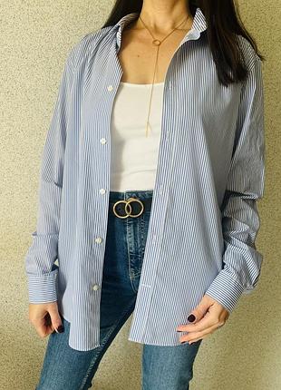 Сорочка  h&m в смужку