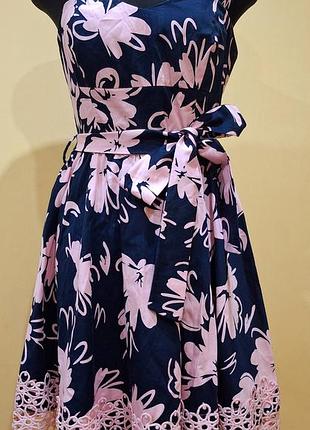 Продам шикарное натуральное платье, perle donna, размер 40 ( l)