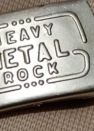 Пряжка металева heavy metal rock
