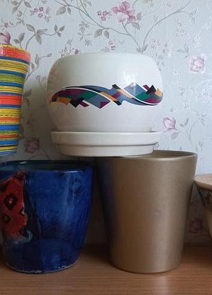 Горшок для цветов керамический вазон
