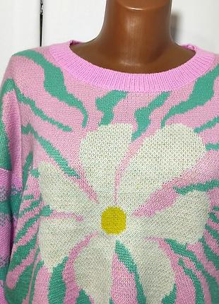 Замечательный яркий свитерик 2