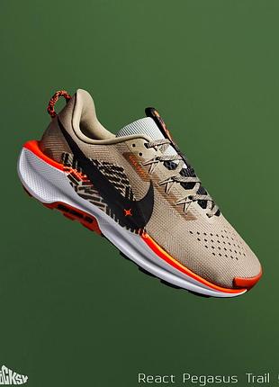 Мужские кроссовки nike react pegasus trail 5. оригинал. размер 44 - 28 см