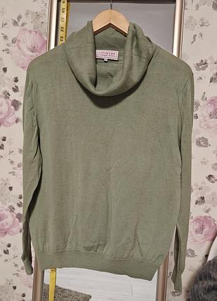 Кофта с воротником мериносовая шерсть