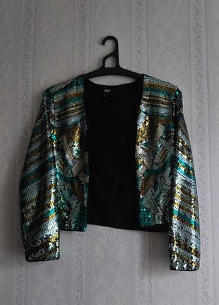 Пиджак в пайетках