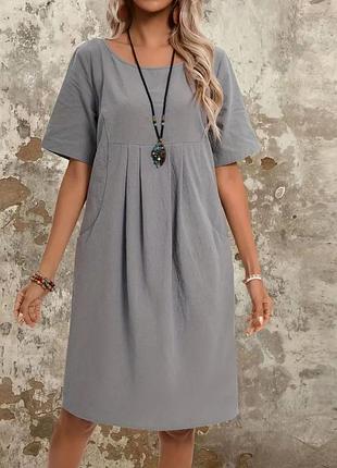 Котонова сукня бохо shein