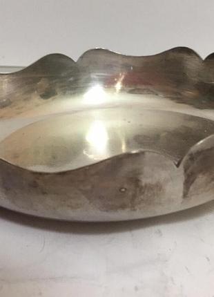 Цукерниця посріблена тарілка