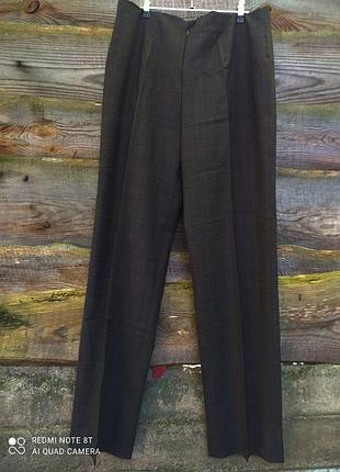 Вовняні брюки в клітинку