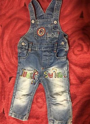 Дитячий джинсовий комбінезон