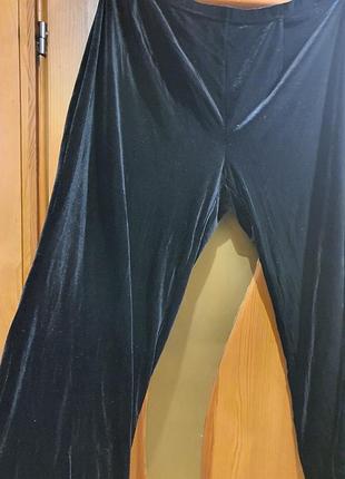 Брюки бархат стрейч ткань
 полиэстр большой размер