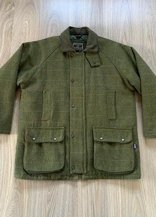 Мужская винтажная английская охотничья шерстяная куртка пальто walker and hawkes