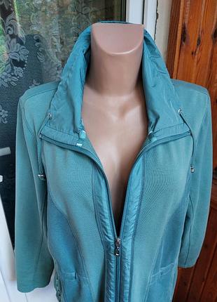Кофта женская спортивная bonita. размер: xl (50). цвет: бирюзовый.