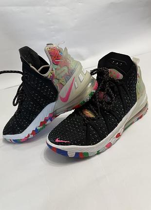 Кроссовки nike lebron 18 "james gang" multi-color (оригинал)