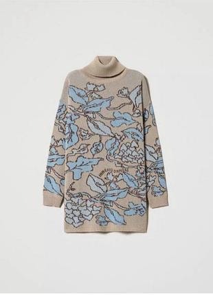 Подовжена трикотажна кофта з шерсті від twinset & marco rambaldi