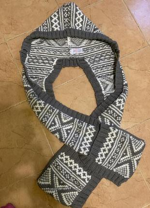 Шапка, шарф, рукавицы-3в1!