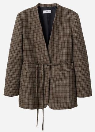 Піджак шерсть бренд mango