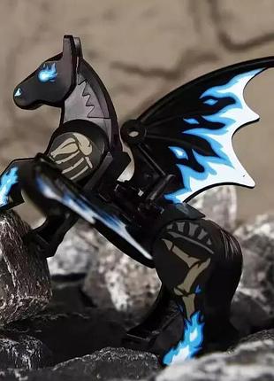 Фігурка типу лего лицар-дракон на пегасі dragon 7