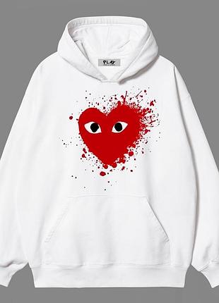 Comme des garcons худі з капюшоном