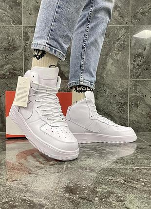 Кроссовки nike air force high white 7